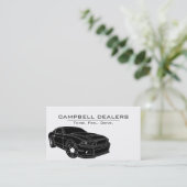 Carte De Visite Cool Moderne Sports Concessionnaire de voiture (Debout devant)