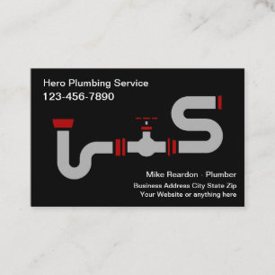 Carte de visite Cool New Plumbing Pipes pour plomb