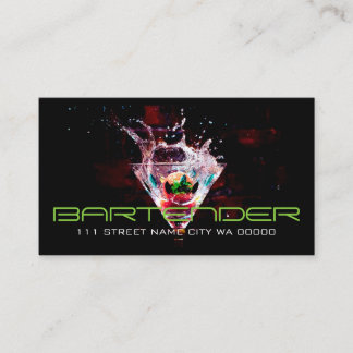 Carte De Visite Cool Night Club Dancing Bar Nightlife Business Bus