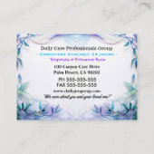 Carte De Visite Cool professionnel amical et accueillant (Dos)