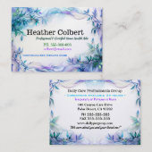 Carte De Visite Cool professionnel amical et accueillant (Devant / Derrière)