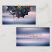 Carte De Visite Cool professionnel élégant Mandala, Confetti Yoga (Devant / Derrière)