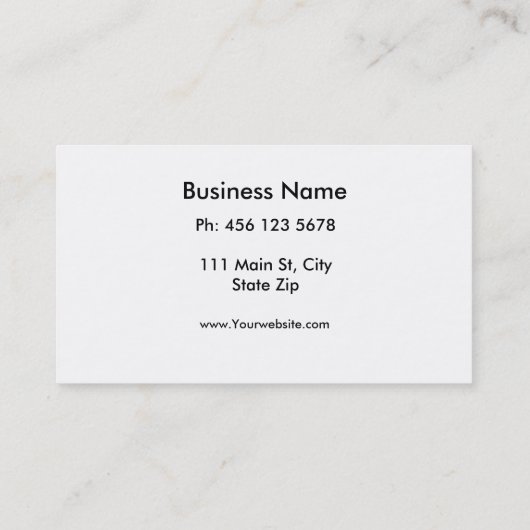 Carte De Visite Cool professionnel moderne Art Abstrait (Dos)