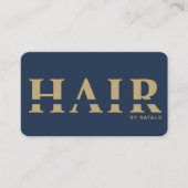 Carte De Visite Cool QR Code coiffeur Cosmetology Professionnel (Devant)