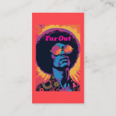 Carte de visite cool/rétro (Dos)