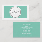 Carte De Visite Cool rétro (Devant / Derrière)