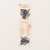 Carte De Visite Cool sang dragon japonais samouraï combat tatouage (Extérieur déplié)