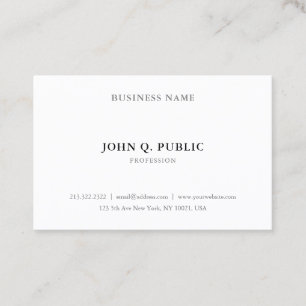 Carte De Visite Cool simple moderne minimaliste élégant de