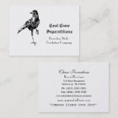 Carte De Visite Cool superstitieux de Black Crow (Devant / Derrière)