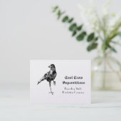 Carte De Visite Cool superstitieux de Black Crow (Debout devant)