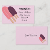 Carte de visite Cool Treats (Devant / Derrière)