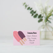 Carte de visite Cool Treats (Debout devant)