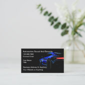 Carte De Visite Coolest Automotive Audio And Security (Debout devant)