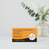 Carte De Visite Coolest Automotive Car Painting  (Debout devant)