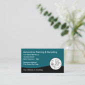 Carte De Visite Coolest Automotive Car Painting  (Debout devant)