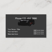 Carte De Visite Coolest Automotive Theme (Dos)
