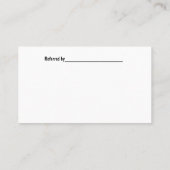 Carte De Visite Coolest Bartender For Hire Theme (Dos)