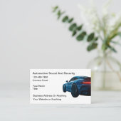 Carte De Visite Coolest Car Audio Security Detailing (Debout devant)