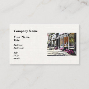 Carte De Visite Cooperstown NY - Boutique cadeaux et restaurants