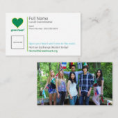 Carte de visite - Coordinateur local (Devant / Derrière)