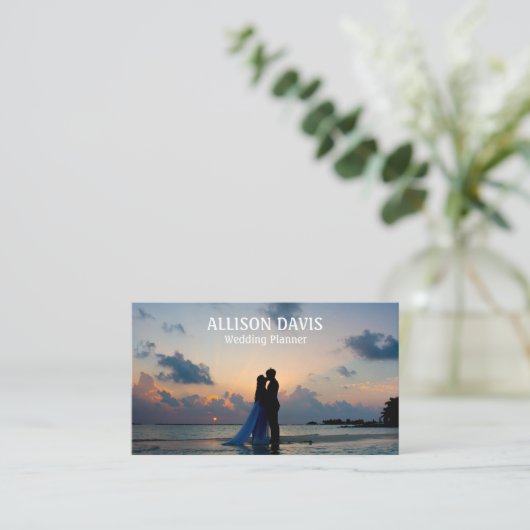 Carte De Visite Coordinateur Mariage wedding planner (Debout devant)