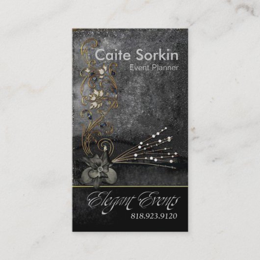 Carte De Visite Coordonnateur de partie d'organisateur (Devant)