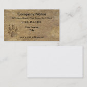 Carte De Visite Copie de loup (Devant / Derrière)