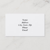 Carte De Visite Copie de vache (Dos)