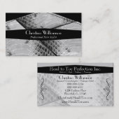 Carte De Visite Copie fraîche et chic de peau de serpent (Devant / Derrière)