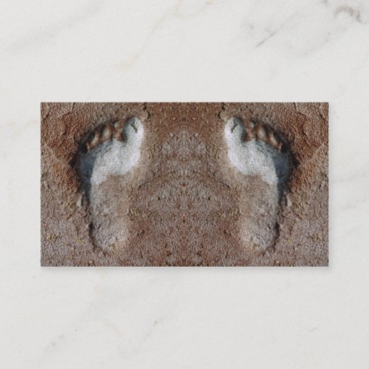 Carte De Visite copies de pied (Devant)