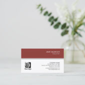 Carte De Visite Copywriter Edition Simple Minimal Professionnel (Debout devant)