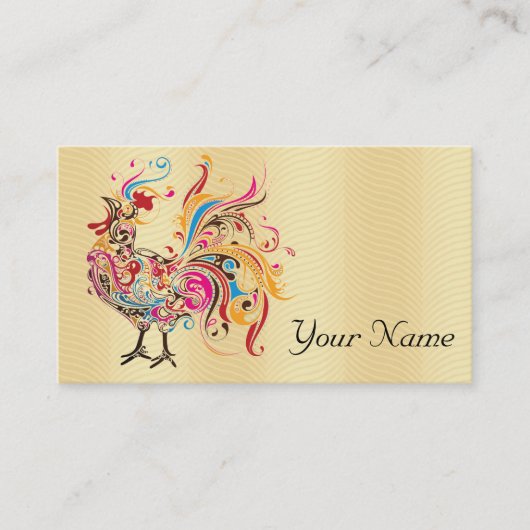 Carte De Visite Coq génial (Devant)