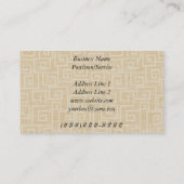 Carte De Visite Coq génial (Dos)