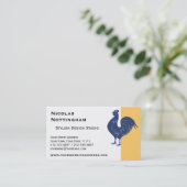 Carte De Visite Coq pourpre fier (Debout devant)