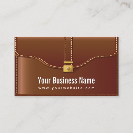 Carte De Visite Coque en cuir créatif (Devant)