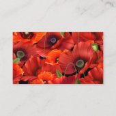 Carte De Visite Coquelicot (Devant)