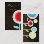 Carte de visite Coquelicot Rouge (Devant / Derrière)