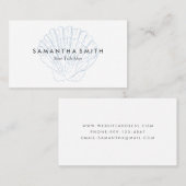 Carte De Visite Coquillage (Devant / Derrière)