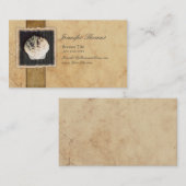 Carte De Visite Coquillage Vintage (Devant / Derrière)
