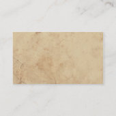 Carte De Visite Coquillage Vintage (Dos)