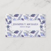 Carte De Visite Coquillages de Lavendar (Devant)