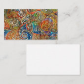 Carte De Visite Coquillages de mosaïque (Devant / Derrière)