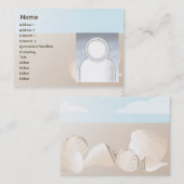 Carte De Visite Coquillages - potelés (Devant / Derrière)