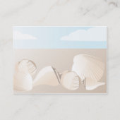 Carte De Visite Coquillages - potelés (Dos)