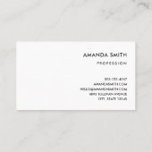 Carte De Visite Coquillages sur une plage de sable Photo (Dos)