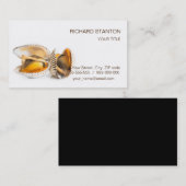 Carte De Visite Coquille (Devant / Derrière)