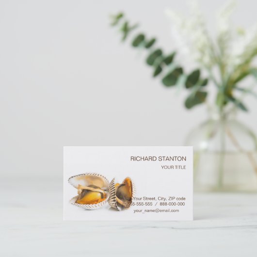 Carte De Visite Coquille (Debout devant)