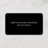 Carte De Visite Coquille de lune (Dos)