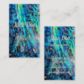 Carte De Visite Coquille d'ormeau (Devant / Derrière)