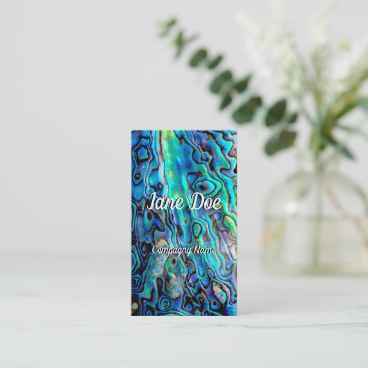 Carte De Visite Coquille d'ormeau (Debout devant)